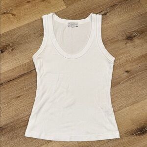 Michael Stars White Tank Top Small
